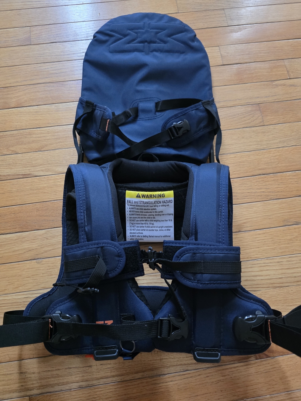 MiniMeis G4 Shoulder Carrier – Navy Blue Hands-Free Child Carrier